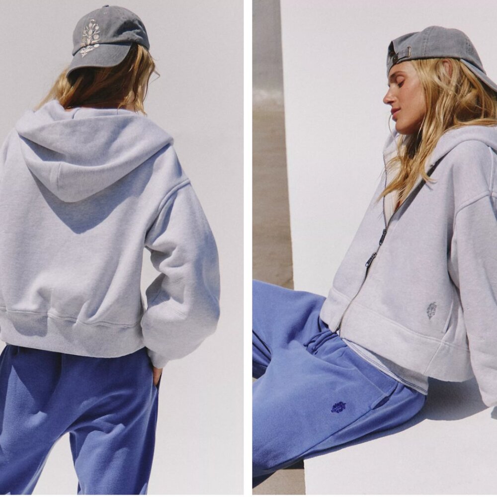 Free People Movement A Cut Above Zip-Up Hoodie